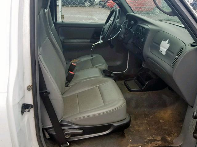 1FTYR10D76PA81421 - 2006 FORD RANGER WHITE photo 5