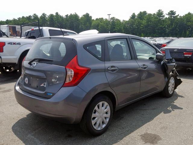 3N1CE2CP7GL377329 - 2016 NISSAN VERSA NOTE GRAY photo 4