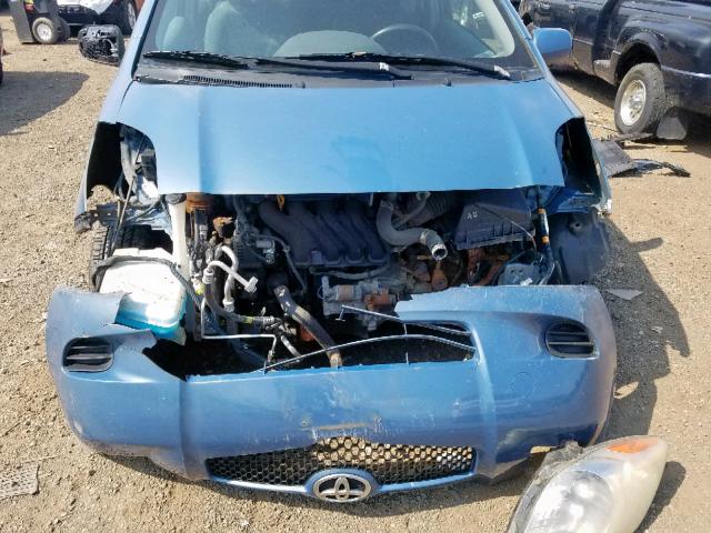 JTDJT923985202650 - 2008 TOYOTA YARIS BLUE photo 9