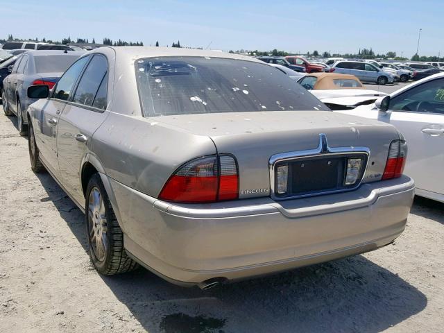 1LNHM87A14Y668252 - 2004 LINCOLN LS TAN photo 3