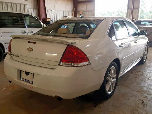 2G1WC5E36C1268411 - 2012 CHEVROLET IMPALA LTZ WHITE photo 4