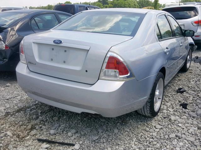 3FAFP06Z36R179788 - 2006 FORD FUSION S SILVER photo 4