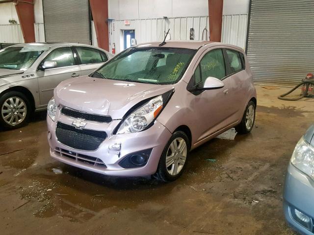 KL8CB6S99DC540384 - 2013 CHEVROLET SPARK LS PINK photo 2