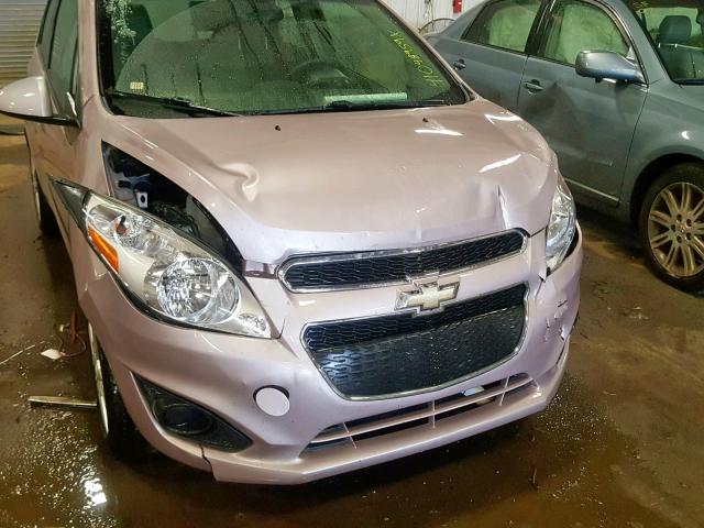 KL8CB6S99DC540384 - 2013 CHEVROLET SPARK LS PINK photo 9