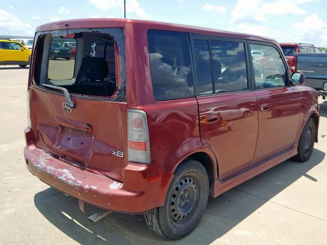 JTLKT324864122709 - 2006 TOYOTA SCION XB 红色 照片 4