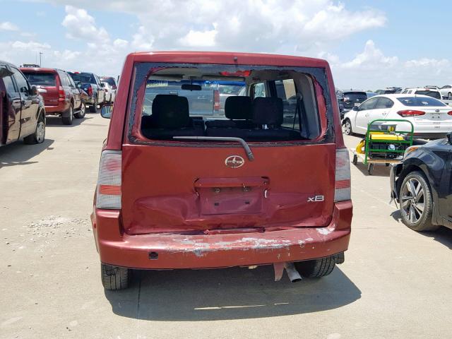 JTLKT324864122709 - 2006 TOYOTA SCION XB 红色 照片 9