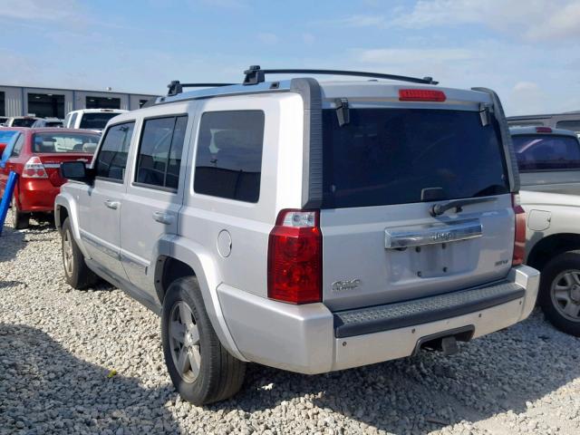 1J8HG58238C190669 - 2008 JEEP COMMANDER SILVER photo 3