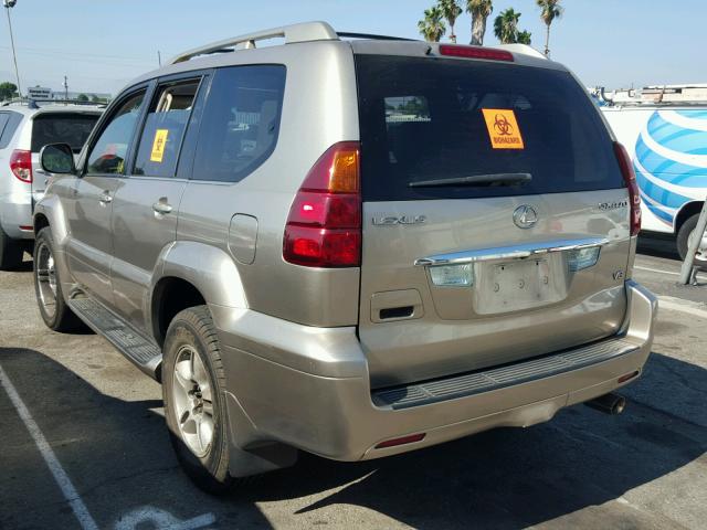 JTJBT20X340067848 - 2004 LEXUS GX 470 GOLD photo 3