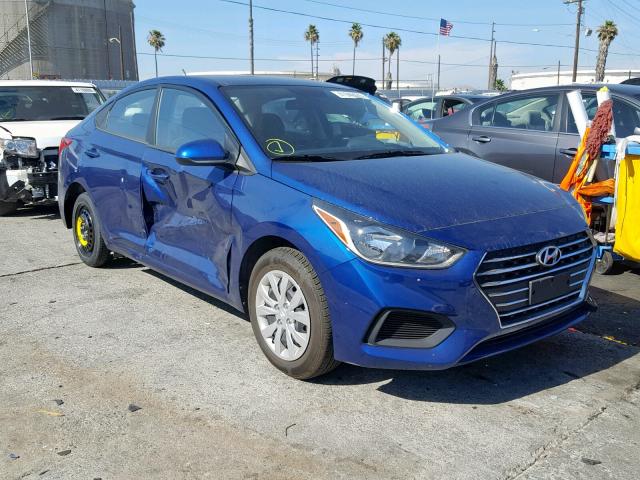 3KPC24A39KE059629 - 2019 HYUNDAI ACCENT SE BLUE photo 1