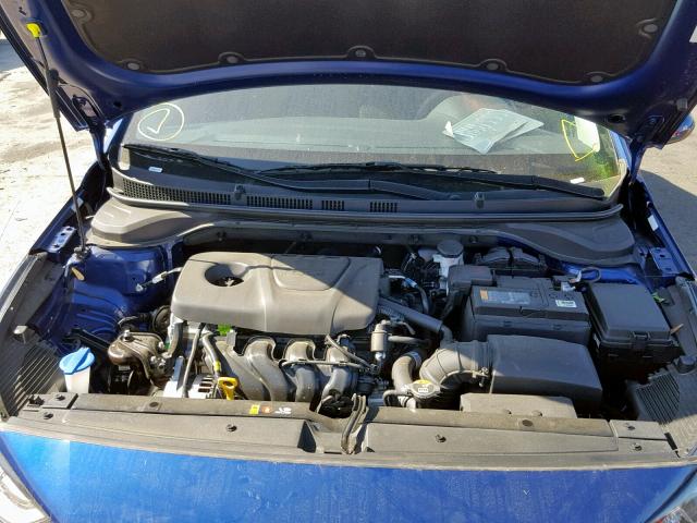 3KPC24A39KE059629 - 2019 HYUNDAI ACCENT SE BLUE photo 7