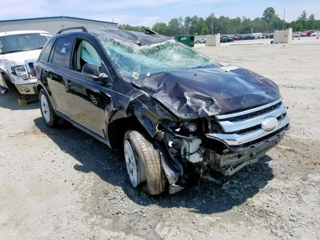 2FMDK3JC0DBA56915 - 2013 FORD EDGE SEL BLACK photo 1