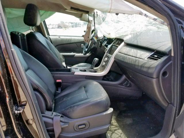 2FMDK3JC0DBA56915 - 2013 FORD EDGE SEL BLACK photo 5