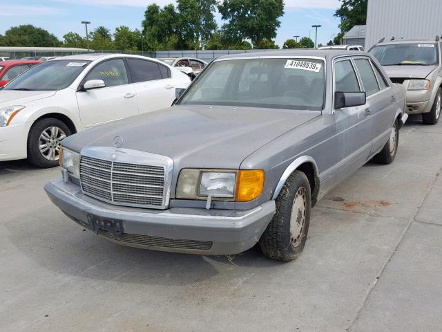 WDBCA25D9JA386428 - 1988 MERCEDES-BENZ 300 SEL GRAY photo 2