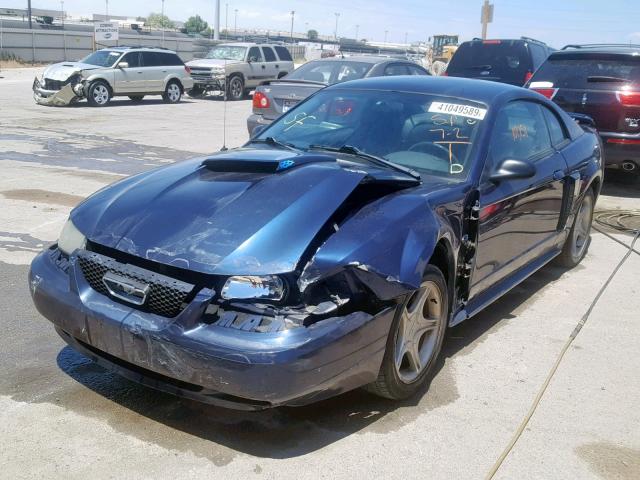 1FAFP42XX3F452732 - 2003 FORD MUSTANG GT BLUE photo 2