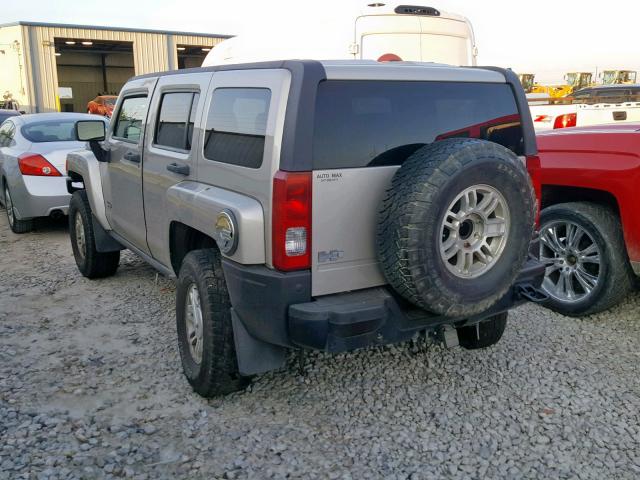 5GTDN13E178231879 - 2007 HUMMER H3 TAN photo 3