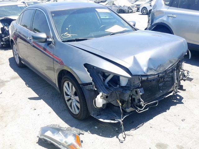 1HGCP2F88BA015622 - 2011 HONDA ACCORD EXL GRAY photo 1