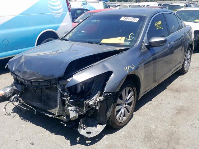 1HGCP2F88BA015622 - 2011 HONDA ACCORD EXL GRAY photo 2