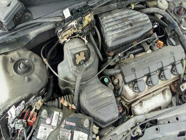 2HGES16375H008432 - 2005 HONDA CIVIC DX V GRAY photo 7