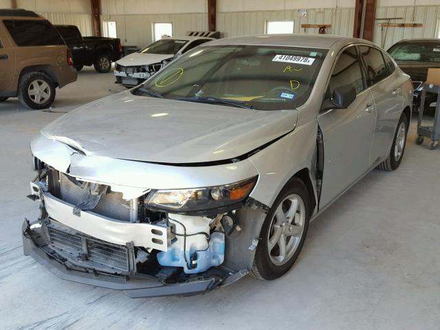 1G1ZB5ST3GF274377 - 2016 CHEVROLET MALIBU LS 银色 照片 2