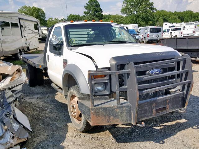 1FDAF57R08EC25355 - 2008 FORD F550 SUPER WHITE photo 1