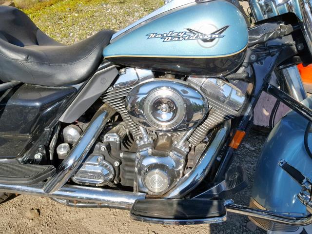 1HD1FB4177Y641335 - 2007 HARLEY-DAVIDSON FLHR BLUE photo 7