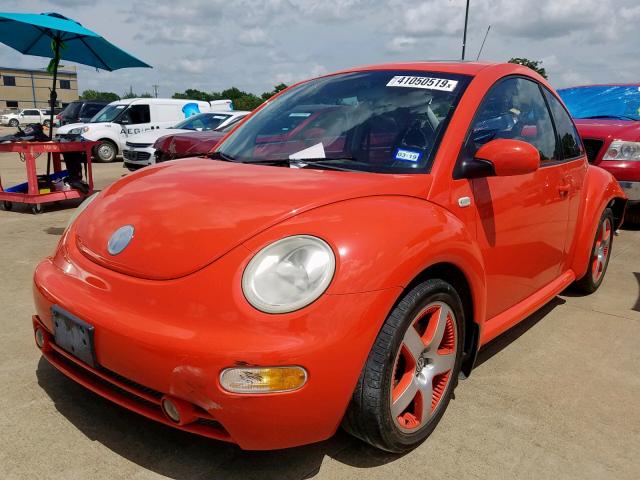 3VWCD21C52M427130 - 2002 VOLKSWAGEN NEW BEETLE ნარინჯისფერი ფოტო 2
