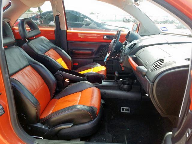 3VWCD21C52M427130 - 2002 VOLKSWAGEN NEW BEETLE ნარინჯისფერი ფოტო 5