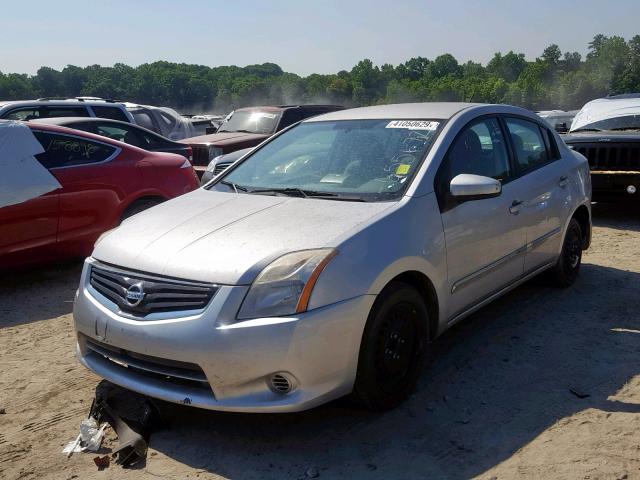 3N1AB6AP2CL655672 - 2012 NISSAN SENTRA 2.0 SILVER photo 2