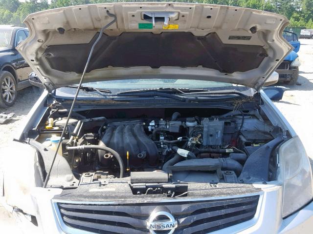 3N1AB6AP2CL655672 - 2012 NISSAN SENTRA 2.0 SILVER photo 7