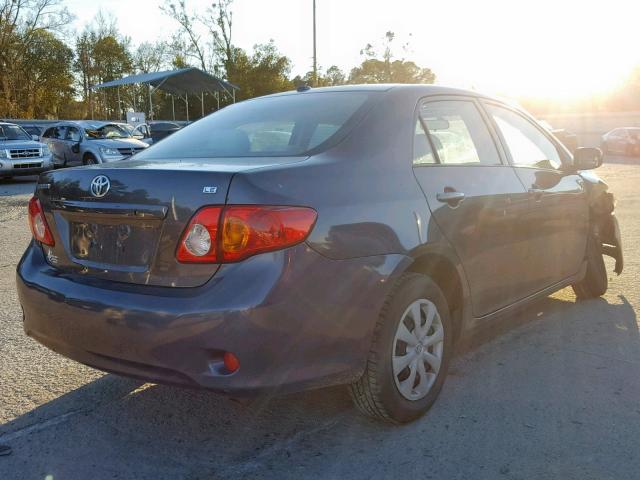 JTDBL40E399088313 - 2009 TOYOTA COROLLA BA GRAY photo 4