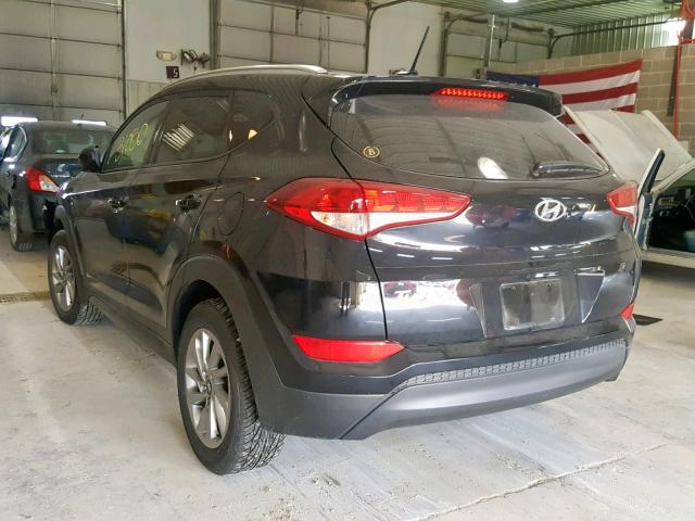 KM8J33A43GU100378 - 2016 HYUNDAI TUCSON LIM BLACK photo 3