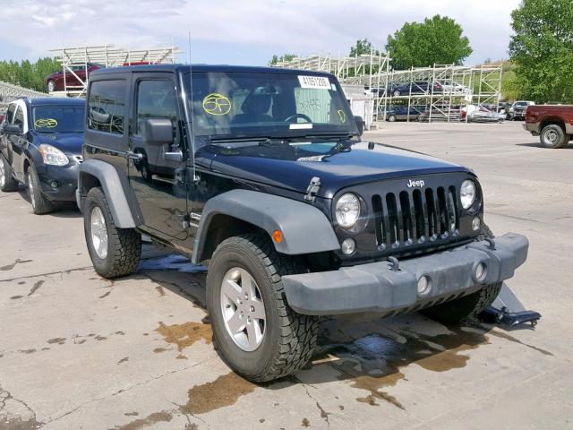 1C4AJWAG5EL143936 - 2014 JEEP WRANGLER S შავი ფოტო 1