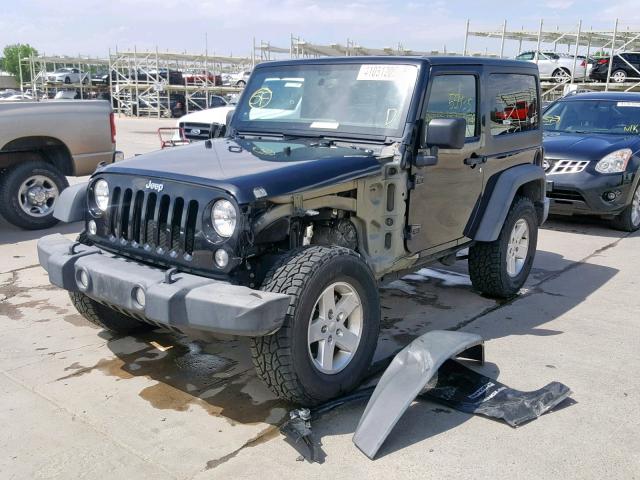 1C4AJWAG5EL143936 - 2014 JEEP WRANGLER S შავი ფოტო 2