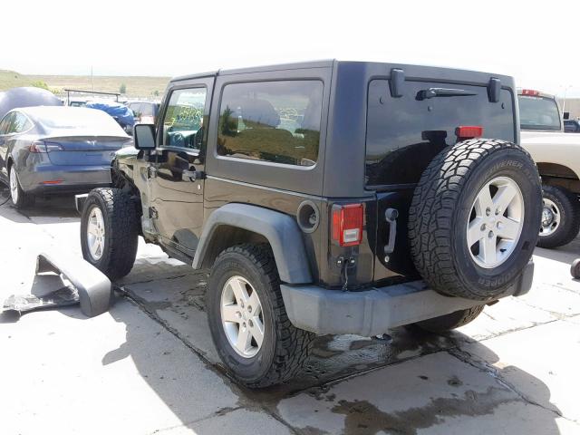 1C4AJWAG5EL143936 - 2014 JEEP WRANGLER S შავი ფოტო 3