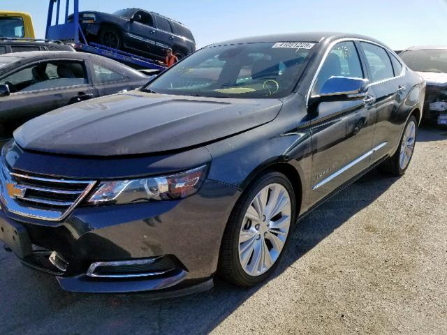 1G1165S32FU144439 - 2015 CHEVROLET IMPALA LTZ BLACK photo 2