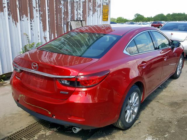 JM1GJ1U58G1420391 - 2016 MAZDA 6 SPORT RED photo 4