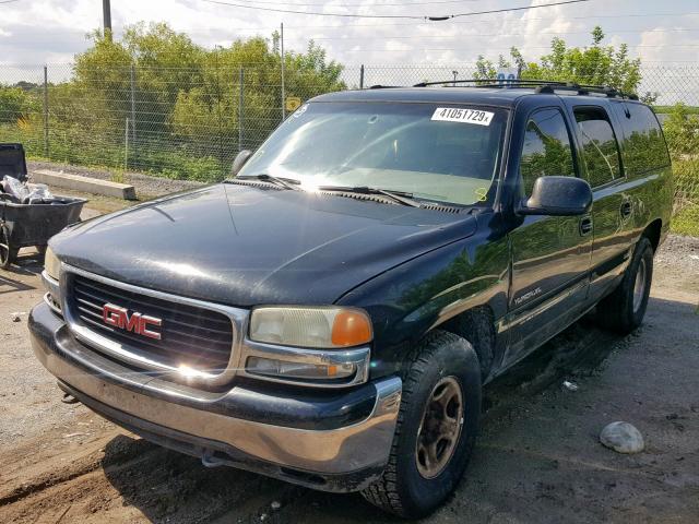 3GKFK16T11G176309 - 2001 GMC YUKON XL K BLACK photo 2