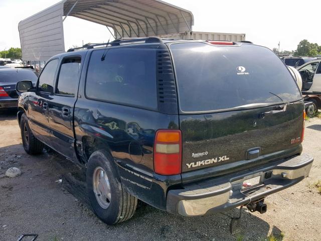 3GKFK16T11G176309 - 2001 GMC YUKON XL K BLACK photo 3