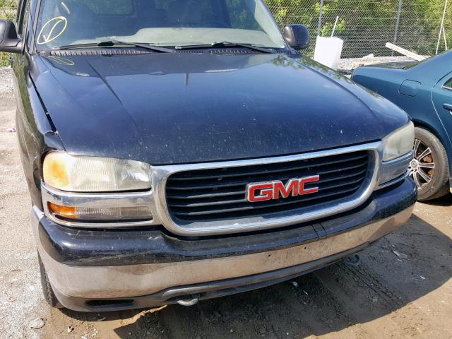 3GKFK16T11G176309 - 2001 GMC YUKON XL K BLACK photo 9