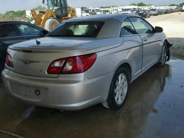 1C3LC55R18N617242 - 2008 CHRYSLER SEBRING TO SILVER photo 4