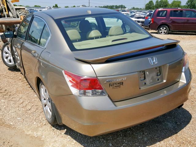 1HGCP2F84AA111875 - 2010 HONDA ACCORD EXL GOLD photo 3