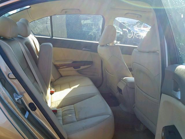 1HGCP2F84AA111875 - 2010 HONDA ACCORD EXL GOLD photo 6