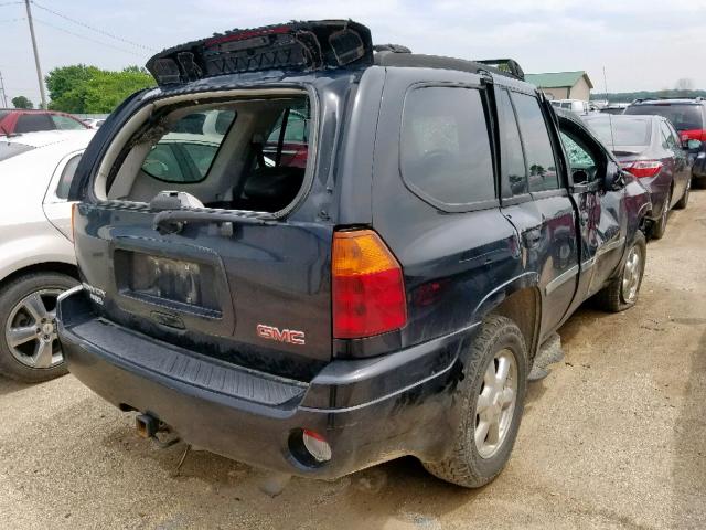 1GKDT13S672147907 - 2007 GMC ENVOY BLACK photo 4