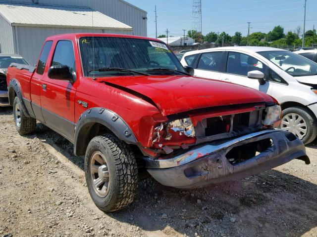 1FTYR14V21TA76498 - 2001 FORD RANGER SUP RED photo 1