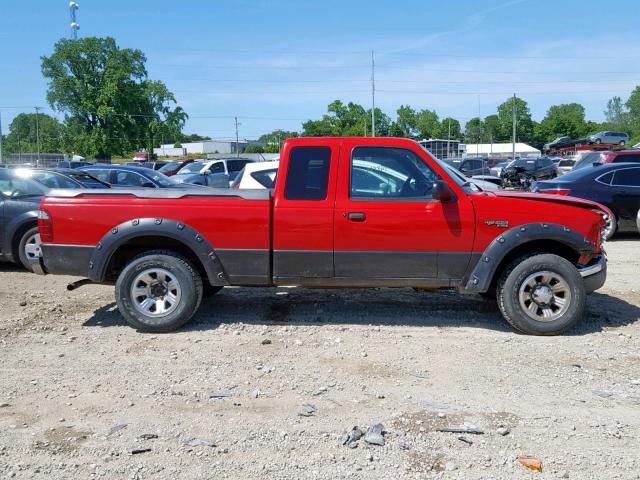 1FTYR14V21TA76498 - 2001 FORD RANGER SUP RED photo 9