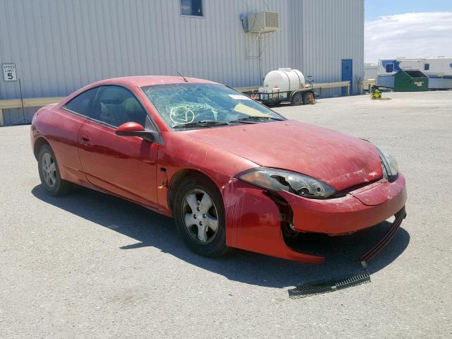 1ZWFT61L9Y5628031 - 2000 MERCURY COUGAR V6 RED photo 1