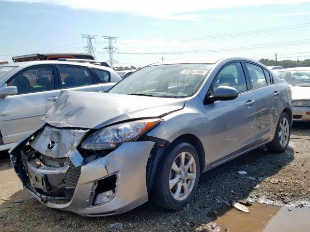 JM1BL1SG9A1126921 - 2010 MAZDA 3 I SILVER photo 2