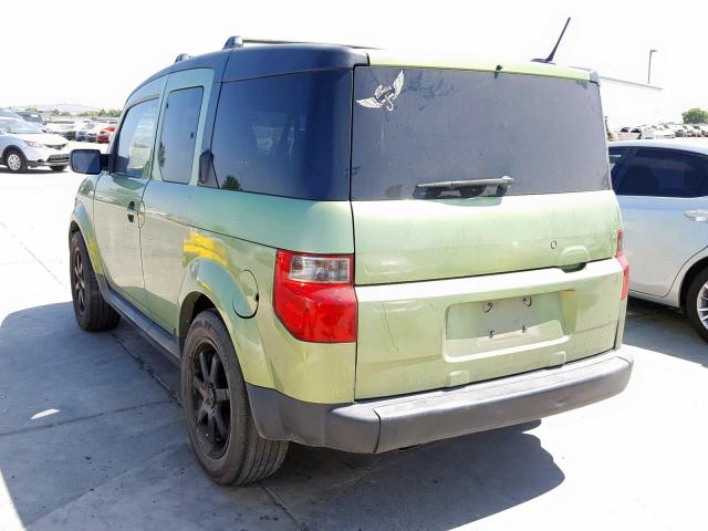 5J6YH28717L014422 - 2007 HONDA ELEMENT EX GREEN photo 3