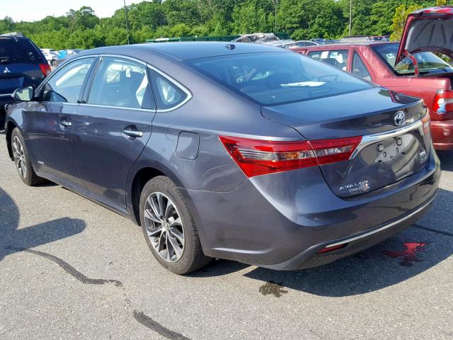 4T1BD1EB8GU053329 - 2016 TOYOTA AVALON HYB GRAY photo 3