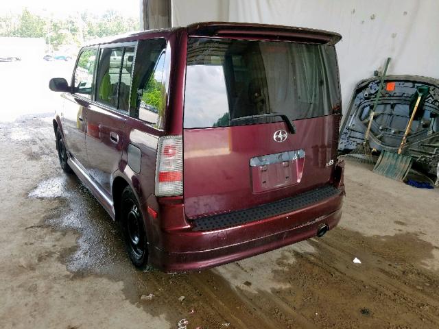 JTLKT334854005886 - 2005 TOYOTA SCION XB 栗色 照片 3
